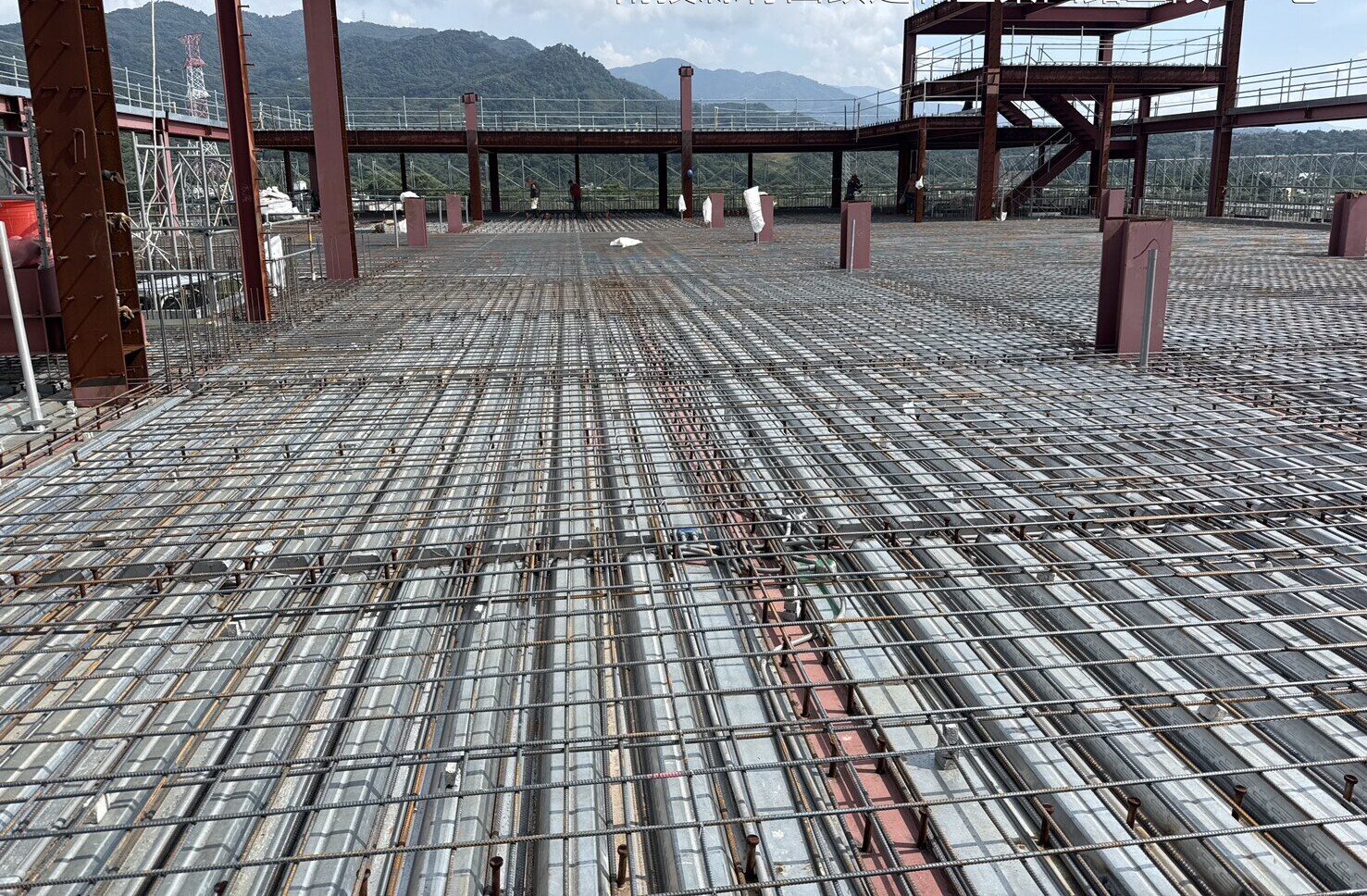 南投竹山廠房新建工程-樓板鋼筋綁紮
