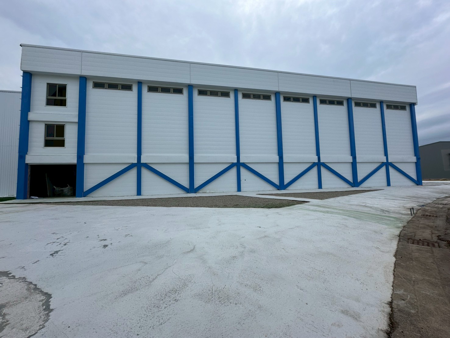 台中太平運動場館新建工程-建築外觀施工進度